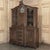 French Antique Liegeois Regence Style Two-Tiered Oak Display Buffet With Clock For Sale - Image 3 of 18