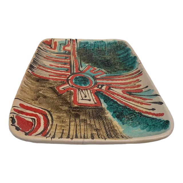 Polychrome Ceramic Storage by Piccinini, 1960s For Sale