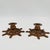 Vintage Brass Nautical Ship's Wheel Candlestick Holders - Set of Two For Sale - Image 9 of 11