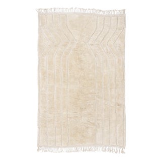 Hand-Knotted Wool Rug by Azele Studio For Sale