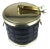 Vintage Mid Century Alligator Embossed Leather Ice Bucket With Tongs For Sale - Image 13 of 13