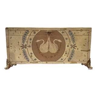 Late 20th Century Maitland Smith Footed Box For Sale