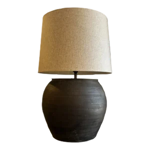 Large Antique Water Pot Table Lamp