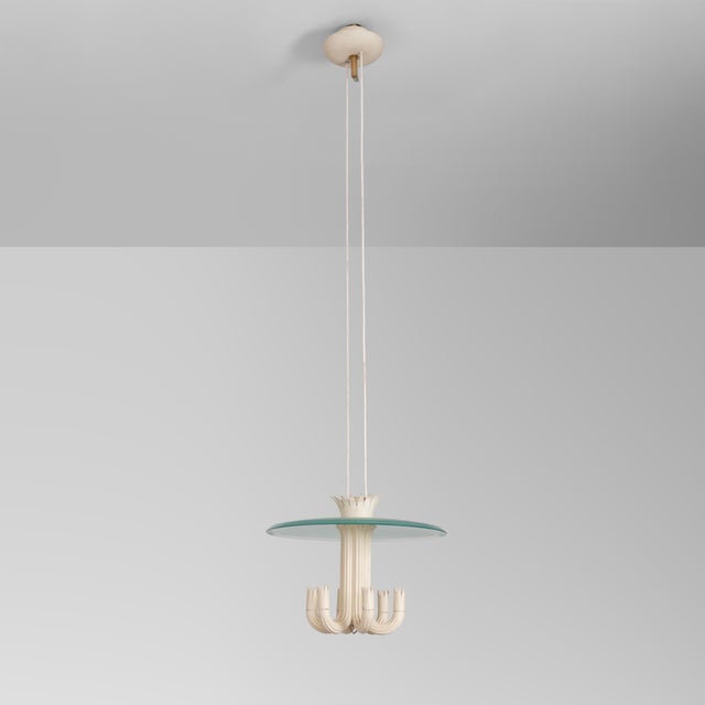 Pendant Lamp by Pietro Chiesa for Fontana Arte, 1940s For Sale - Image 6 of 6