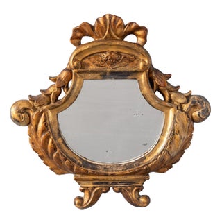 Italian Gilt Gesso Mirror, Late 19th Century For Sale