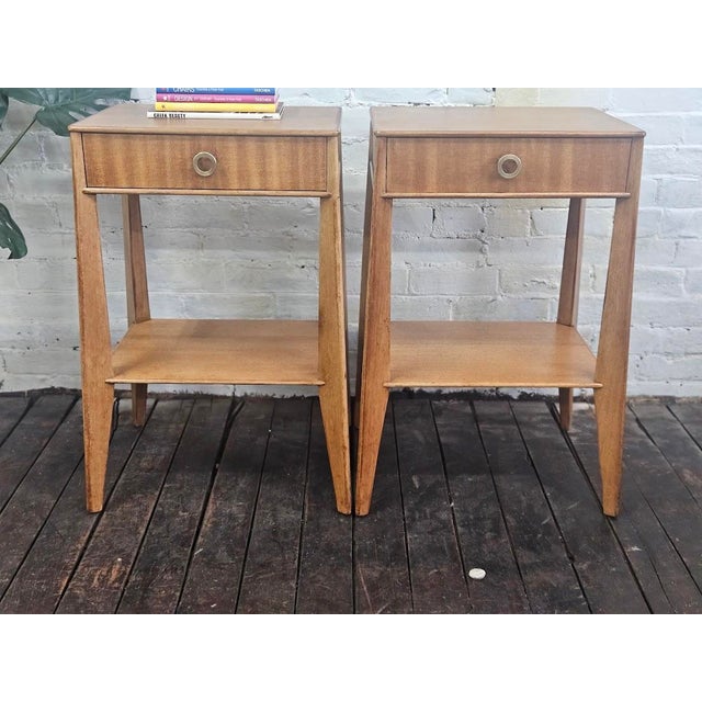 1950s Pair of Edward Wormley for Dunbar Night Stands For Sale - Image 13 of 13