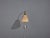 1950s Mid-Century Modern Ajh, Swedish Modern, Adjustable Wall Light, Brass, Pleated Fabric For Sale - Image 4 of 14