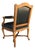 1960s Louis XV Style Leather Armchair For Sale - Image 4 of 9