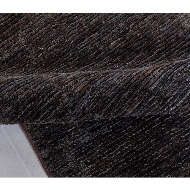 Textile Modern Hand-Knotted Hemp Runner by Doris Leslie Blau For Sale - Image 7 of 8