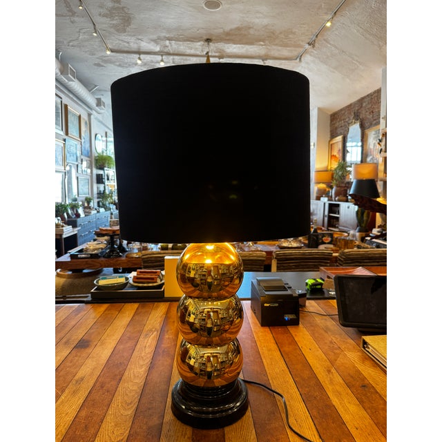 Mid 20th Century Vintage Kovacs Mid-Century Modern Brass Table Lamps - Pair For Sale - Image 5 of 7