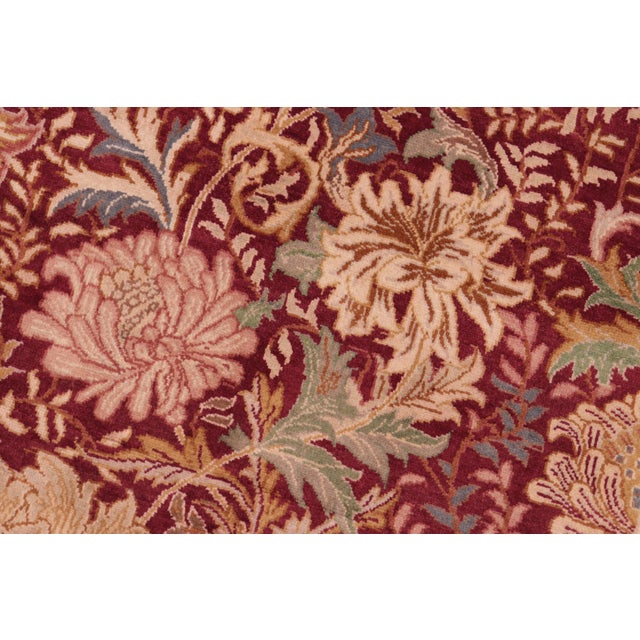 Elegant Pak-Persian Red/Brown Wool Rug - 8'0'' X 10'2'' For Sale In New York - Image 6 of 9