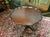Vintage Mahogany Pedestal Table, Scalloped Accent Table For Sale - Image 6 of 7