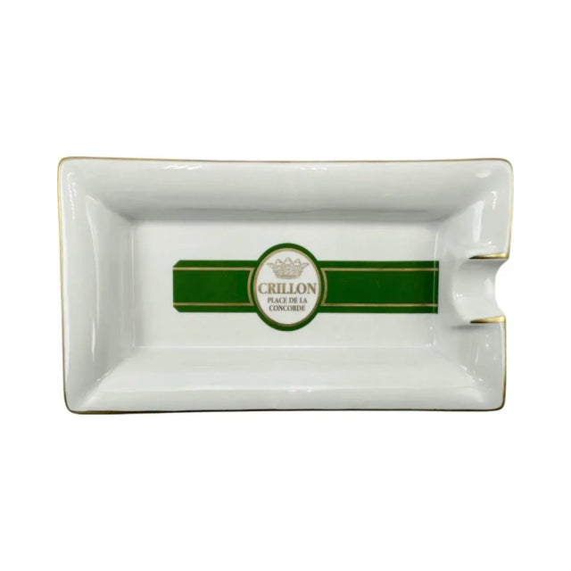 Vintage Hotel Crillon Place De Concorde Paris Ashtray Catchall Dish For Sale - Image 12 of 12