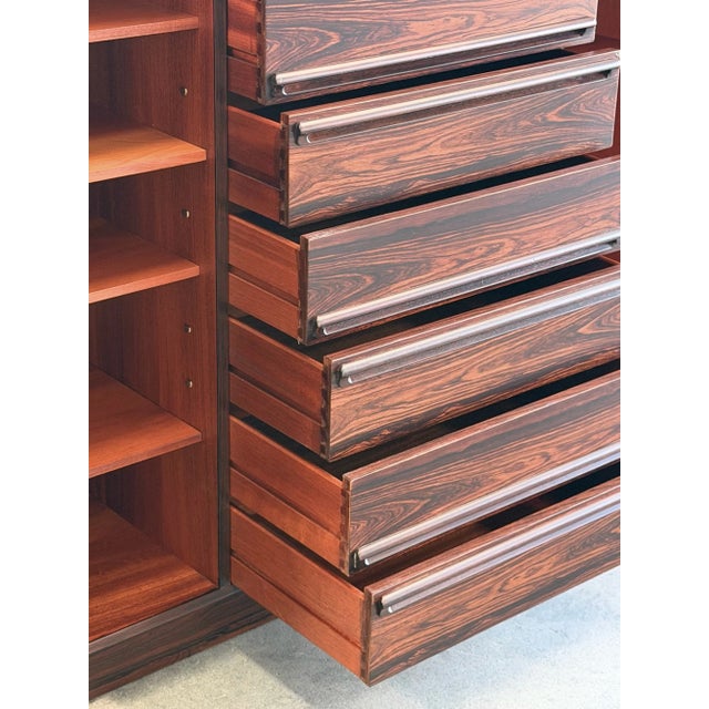Rosewood Mid-Century Modern Cabinet For Sale - Image 14 of 18