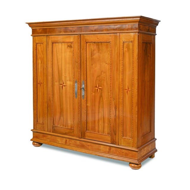 Hallway Wardrobe in Walnut and Oak, 1800s For Sale - Image 4 of 12