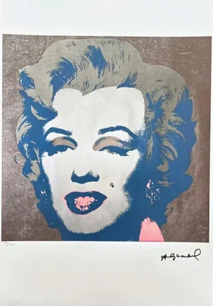 After Andy Warhol, Marilyn Monroe Brown, 1980s, Lithograph