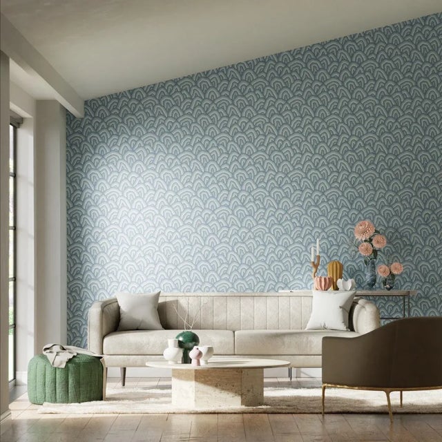 A mesmerising motif of rolling hills Kumo is a three colour stripe inspired by ancient Japanese textiles. Interpreted into...