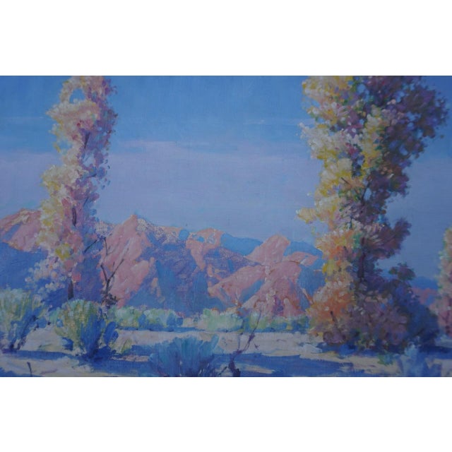 This is a knockout, so fresh and unexpected. A wild and perfect palette. Art measures 12" x 16", frame 17 1/2" x 21 1/2"