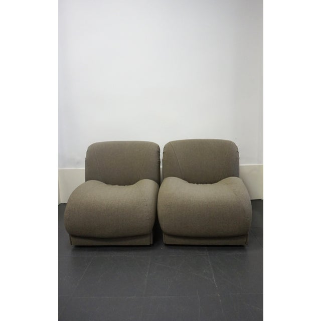 Vintage Italian Chairs by Doimo Salotti, 1970s, Set of 2 For Sale - Image 3 of 10