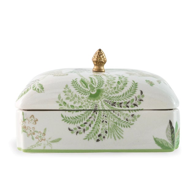 2020s Williamsburg for Port 68 Braganza Green Box For Sale - Image 5 of 7