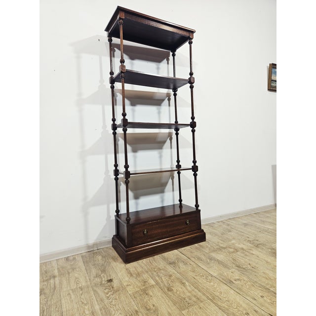20th Century Classic Mahogany Shelf, England For Sale - Image 17 of 18