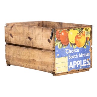 South African Branded Produce Crate, 1950s For Sale