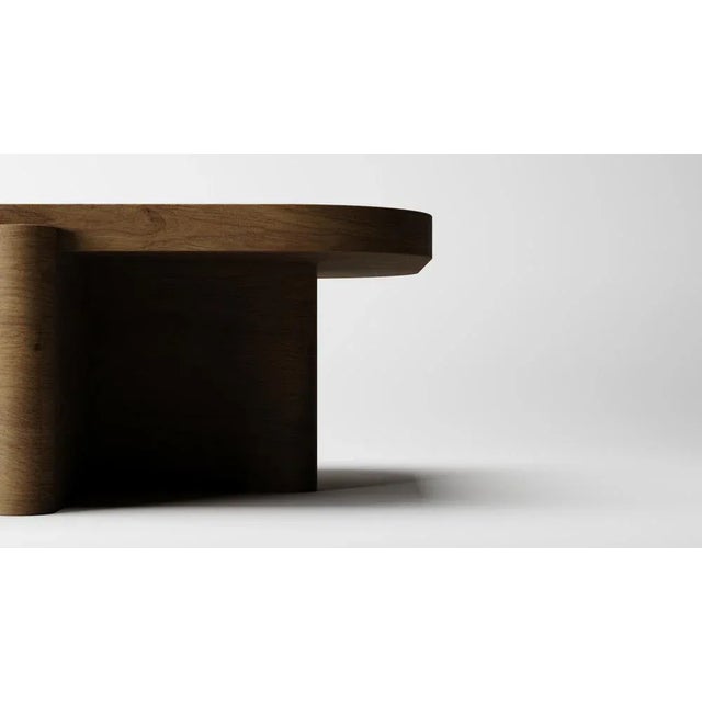 Contemporary Riviera Table in Oak by Studio Rig for Collector For Sale - Image 3 of 5