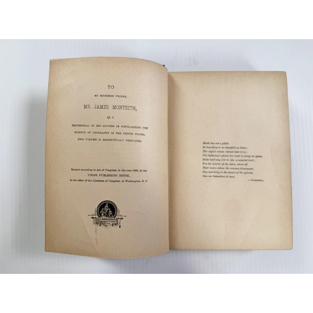 Blue 1884 the Water World by J W Van Dervoort Illustrated Book About Sea Life, Ghost Ships For Sale - Image 8 of 17