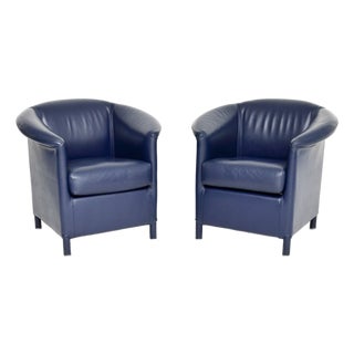 Vintage Leather Chairs from Wittmann, 1980, Set of 2 For Sale