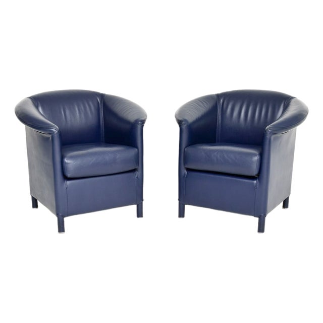 Vintage Leather Chairs from Wittmann, 1980, Set of 2 For Sale