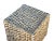 Brown Vintage British Colonial Rattan Cube End Tables, Architectural Form | Pair For Sale - Image 8 of 12