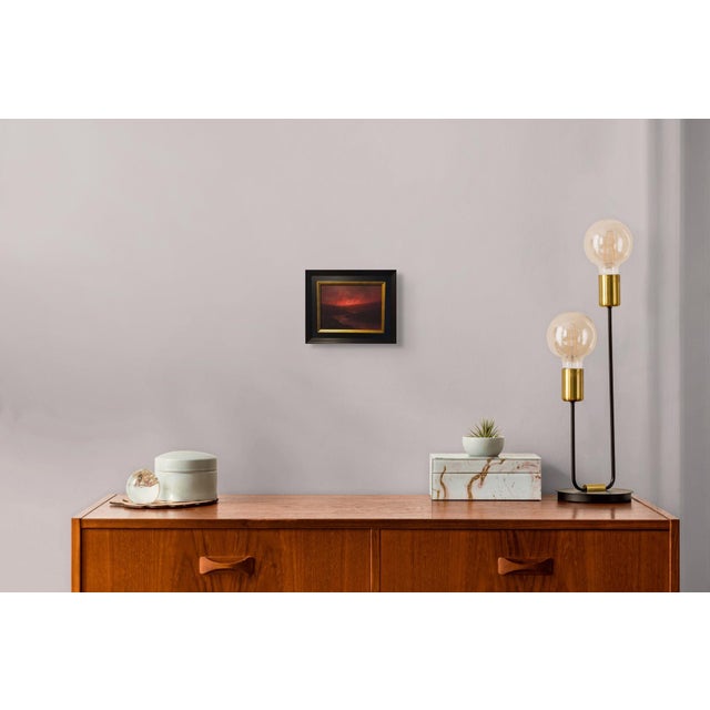 Early 21st Century The End of the Beginning by Devin Michael Roberts | Oil On Panel Landscape at Sunset For Sale - Image 5 of 5