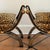 Pair of John Richard Randolph Stools Big Cat Energy times two. This stool features a hand-carved solid wood frame in...