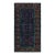 1950s Vintage Oushak Runner Rug in Teal With Geometric Pattern From Rug & Kilim For Sale