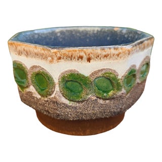 Ceramic Plant Pot Cover from Strehla Keramik, 1960s For Sale