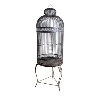 Vintage Iron Birdcage For Sale