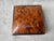 Small antique burl hinged box. Unmarked. Does have wear consistent with age, use, structurally sound. Box measures 4" by 3...