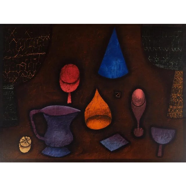 Paul KLEE (1879-1940) Dice table (the 1920s), 1970 Original lithograph poster On thick paper 54 x 66 cm Created for the...