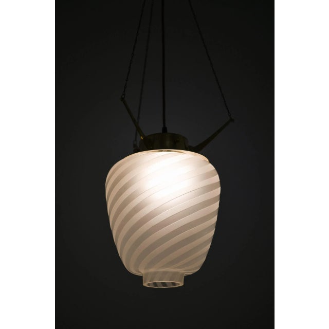 Metal Swedish Ceiling Lamps For Sale - Image 7 of 8