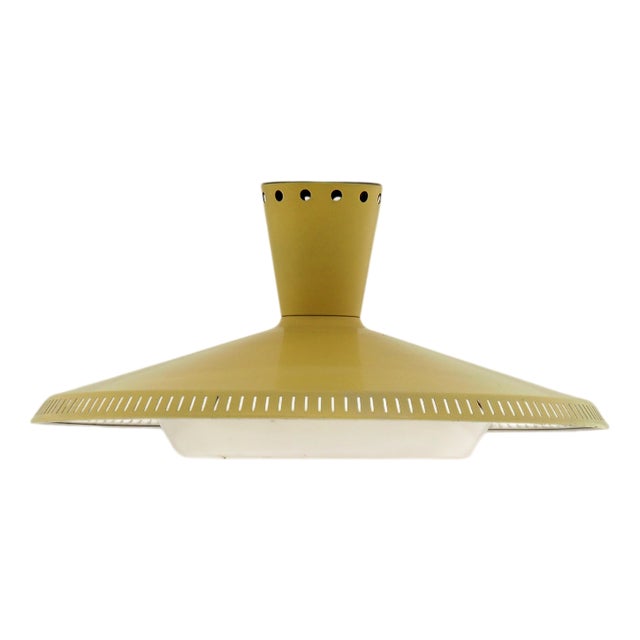 Vintage NB 92 Flush Mount by Louis Kalff for Philips, 1950s For Sale