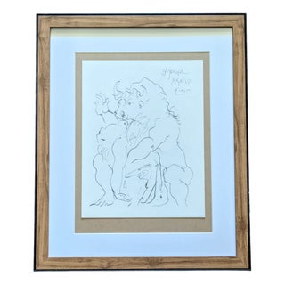 Pablo Picasso, Woman and Bull, 1973, Lithograph For Sale