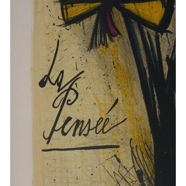 Bernard Buffet, Thought, Lithograph For Sale - Image 7 of 8