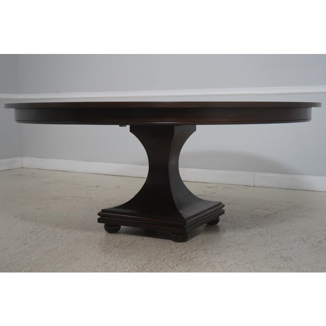 Age: C.2018 Details: Mahogany Bun Feet High Quality Construction Large Impressive Table Traditional Style WIll Work Nicely...