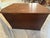 Stunning rare vintage Romweber Zodiac Mid-Century Astrological Demilune Console from the Viking Oak Collection. This...