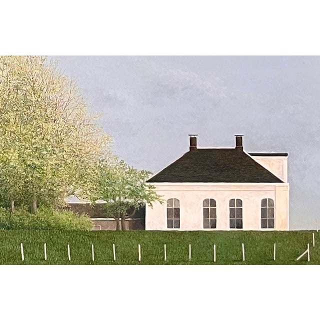 Dick Oostra, Op De Dijk, Acrylic on Panel, Framed For Sale - Image 3 of 7