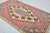 Art Deco Oushak Wool Vintage Bathroom Rug For Sale - Image 3 of 6