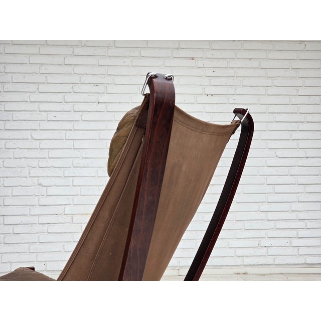 Norwegian Falcon Lounge Chair by Sigurd Ressel for Vatne Møbler, 1970s For Sale - Image 10 of 18