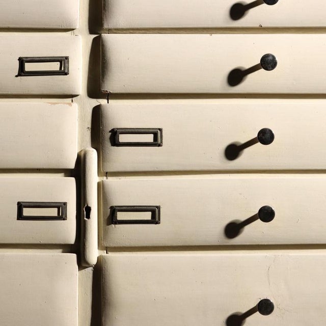 White Vintage Laboratory Cabinet, 1950s For Sale - Image 8 of 12