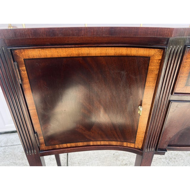 Mid 20th Century Mid 20th Century Pennsylvania House Mahogany Marquetry Sideboard For Sale - Image 5 of 11