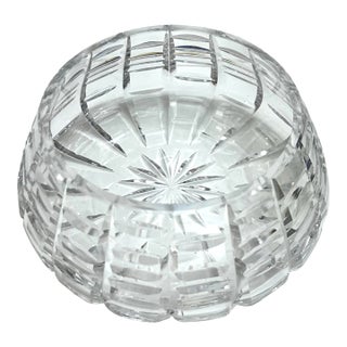 1970s Waterford Cut Crystal Tralee Bowl For Sale